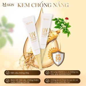kem chống nắng mqskin sâm vàng