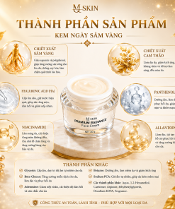 thành phần sản phẩm kem ngày mqskin sâm vàng