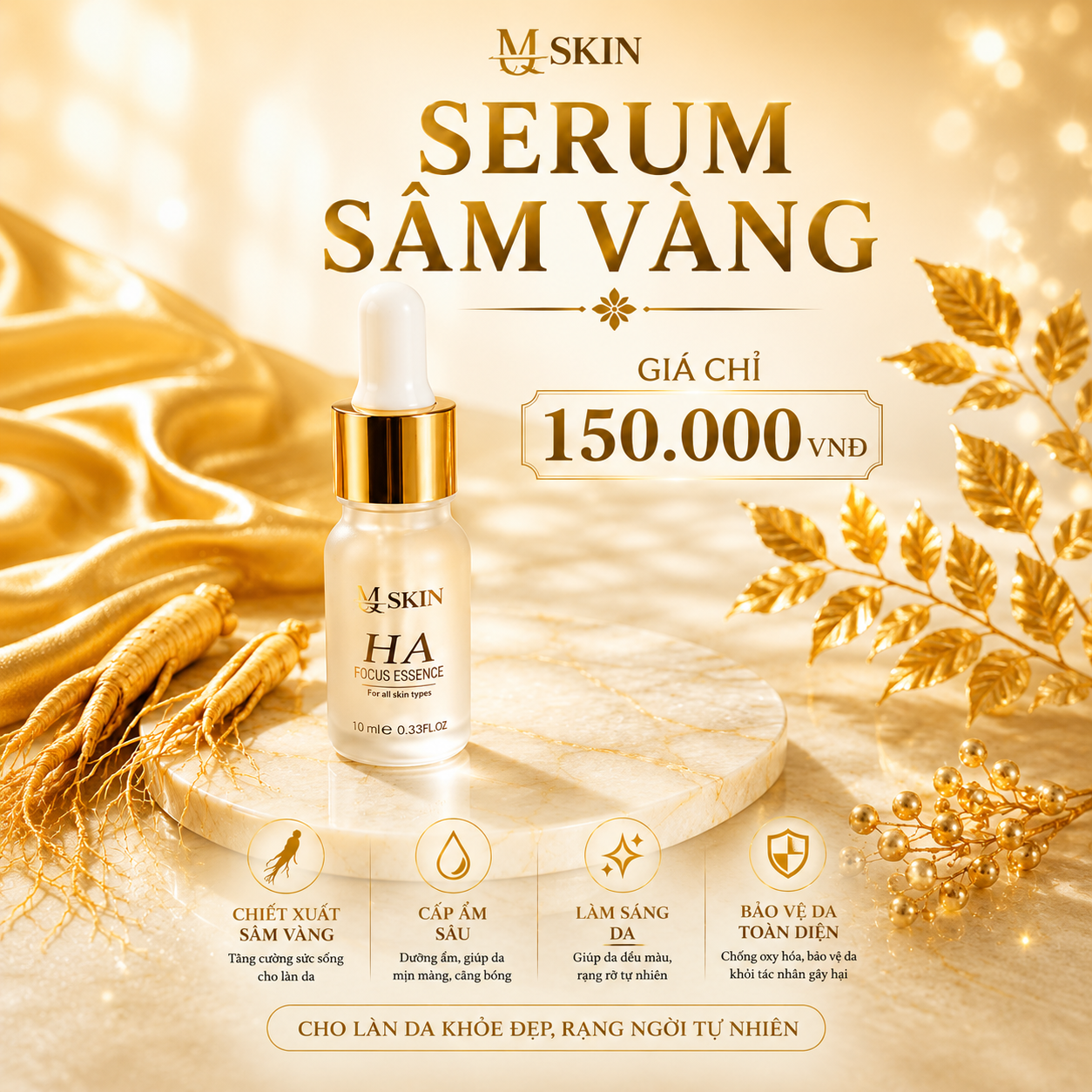 serum sâm vàng