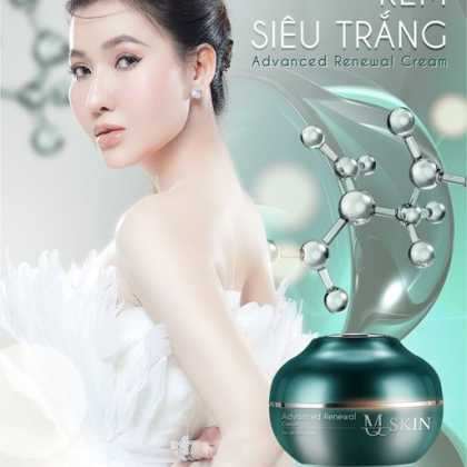 Advanced Renewal Cream - Kem siêu trắng MQ Skin giúp trả lại làn da trắng sáng