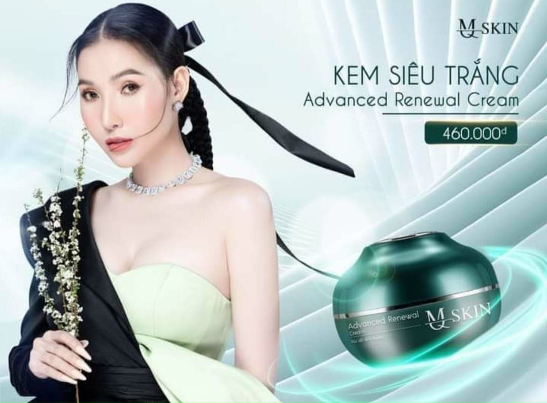 Advanced Renewal Cream - Kem siêu trắng MQ Skin giúp trả lại làn da trắng sáng