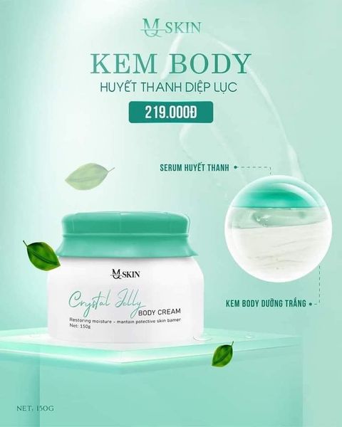 Kem body huyết thanh diệp lục MQ Skin